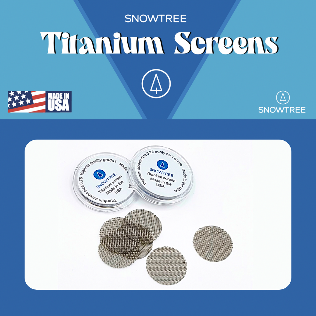 Pure Titanium Screens (Jar of 100)